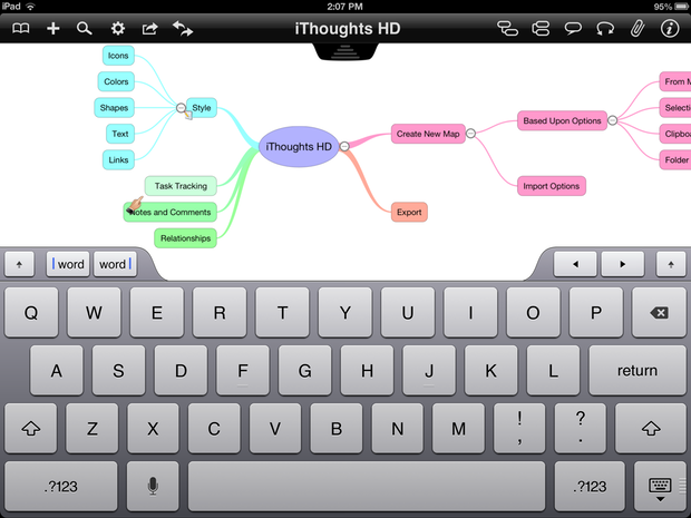 iThoughts iPad App