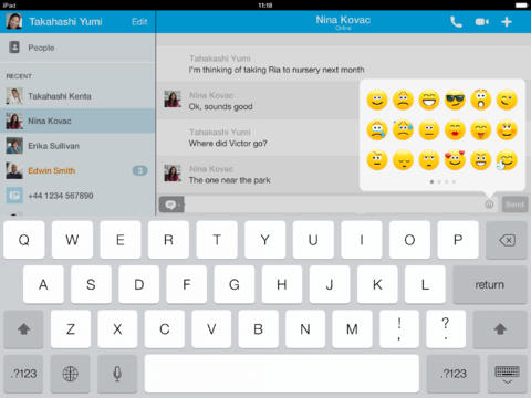 Skype on iPad