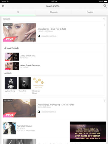YouTube iPad App